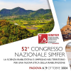 Image of the SIMFER 5th Congress, with the SIMFER logo and the Congress' details. In the background, landscapes from Padua.