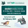 Graphic from WCNR that highlights the deadline (23 February 2024) of the erly-bird subscription to the congress. All it's in green tones, up there is the WFNR logo. Below, two images: a bird and a boat.