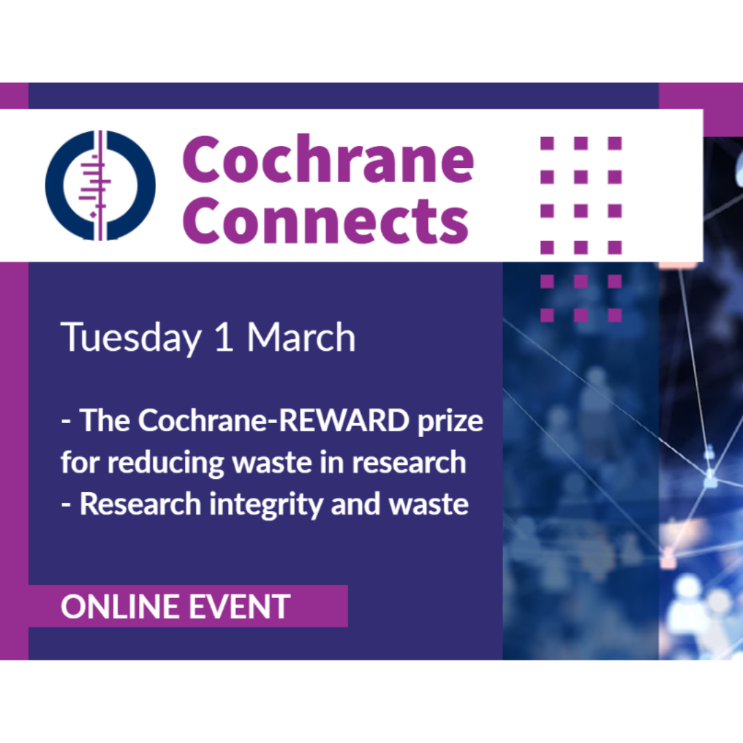 Do Not Miss The Next Cochrane Connects Meeting! | Cochrane Rehabilitation